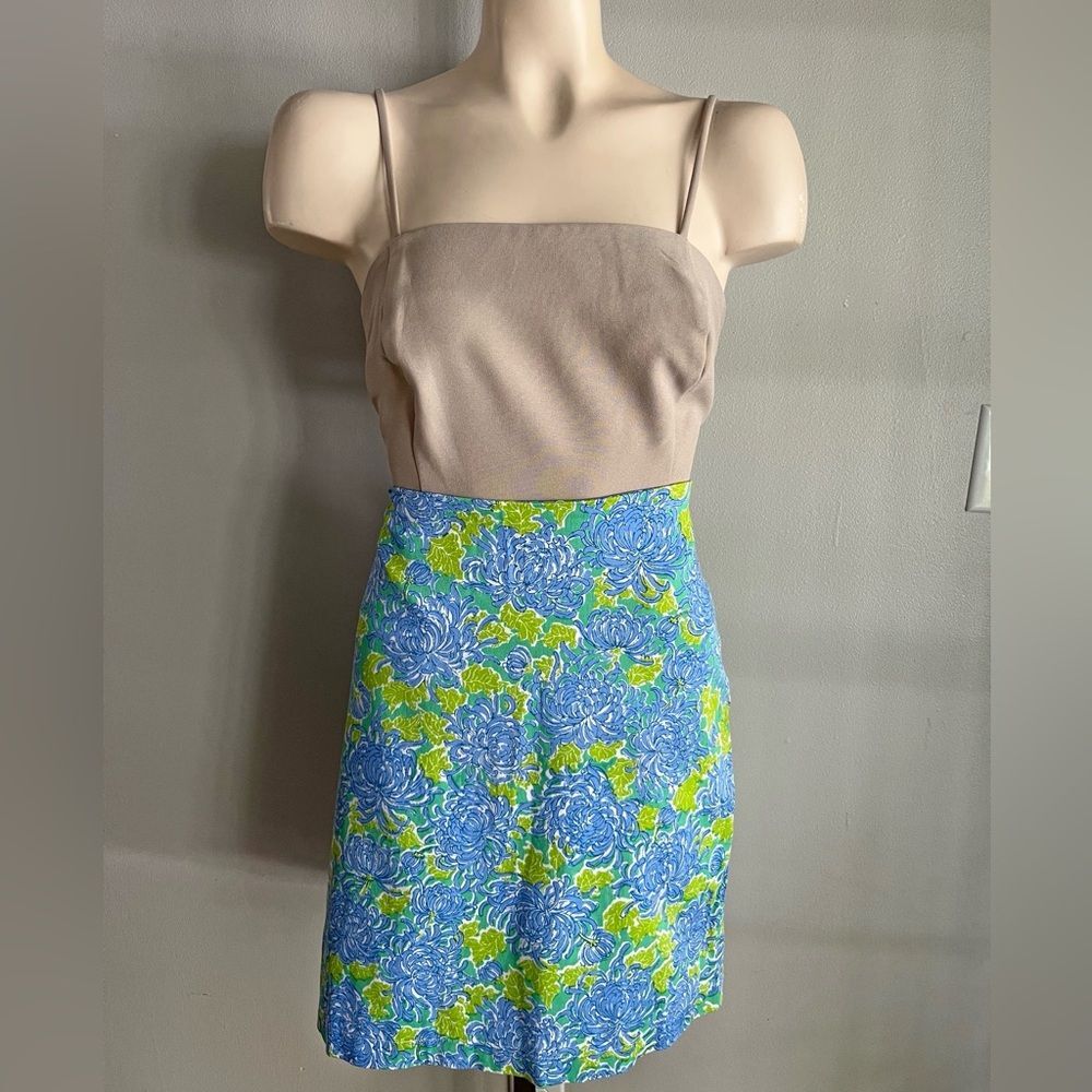 Barbara Gerwit Floral Skirt 8 Coastal Preppy Resort Lilly Inspired Vintage Y2K